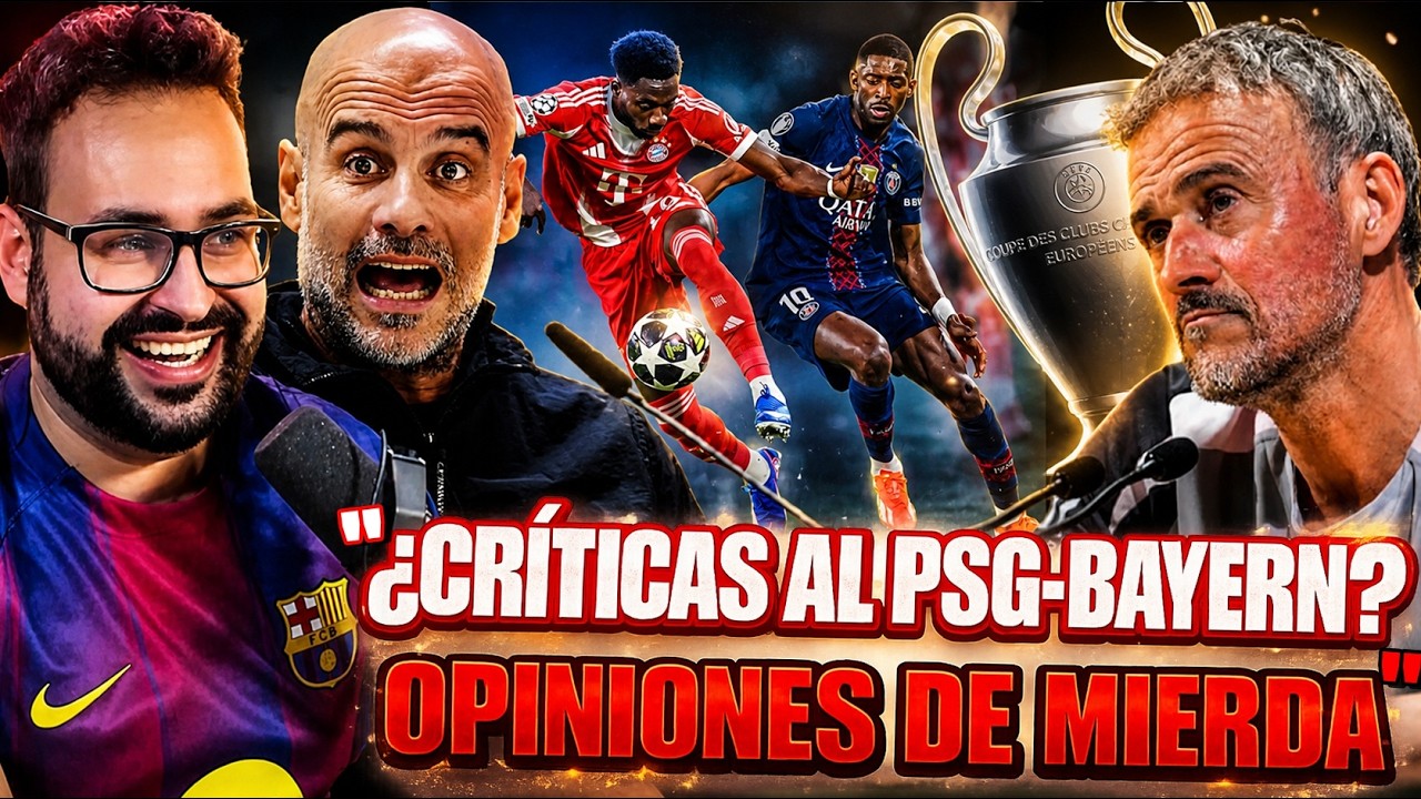 🚨LUIS ENRIQUE: "OPINIONES de MIERD* y NO RESPETABLES" - Sobre las CRÍTICAS al PSG 5-4 BAYERN