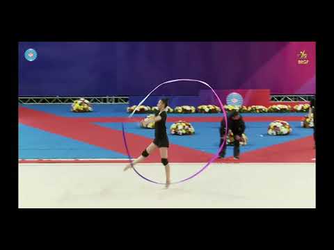 Alina HARNASKO ribbon training World cup Sofia 2019