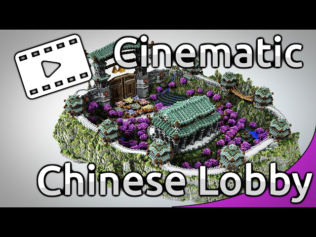 Chinese Temple Lobby Minecraft Map