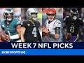 Week 7 NFL Picks: Eagles at Raiders, Bengals at Ravens, & MORE | CBS Sports HQ