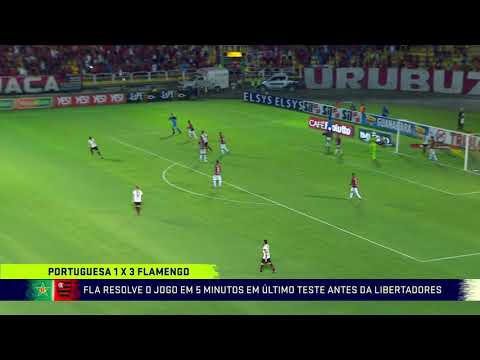 SHOW DO GABIGOL PORTUGUESA  RJ 1 X 3 FLAMENGO