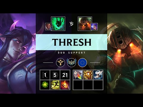 Thresh Support vs Nautilus - EUW Challenger Patch 25.18