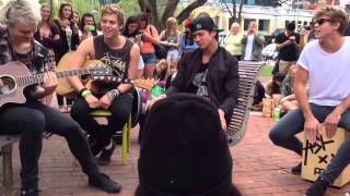 5 Seconds Of Summer Perform Heartbreak Girl in Adelaide ( Live Acoustic Performance )