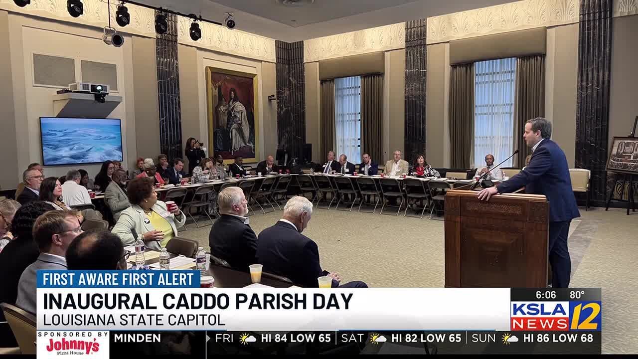 Caddo officials gather in Baton Rouge for Caddo Parish Day at the Capitol during session