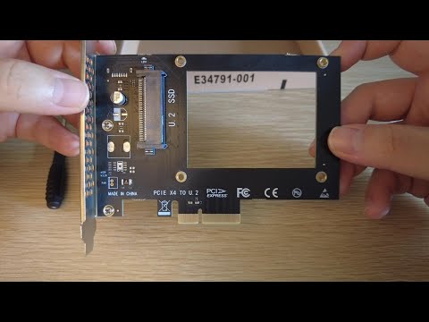 PU11 U.2 to PCIe 4.0 X4 Adapter for 2.5 Inch U.2 SSD, PCIe 4.0 X4 Full Speed