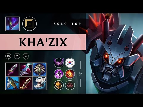 Kha'Zix Top vs Aatrox - KR Master Patch 25.24