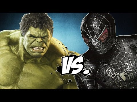 The Incredible Hulk vs Black Spiderman Video