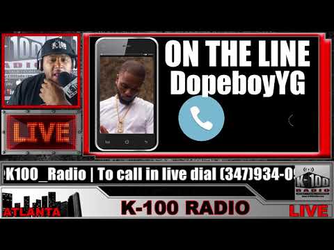 K 100 RADIO (DIRECT LINE INTERVIEW) WITH DOPEBOY YG