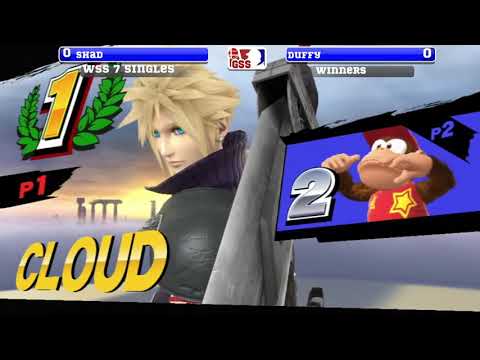 WSS 7 Singles - Dreadfighter (Cloud) vs Dissent (Diddy) - SSB4 WR4 - Smash 4 - Smash for Wii U