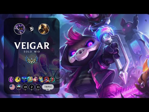 Veigar Mid vs Akshan - NA Challenger Patch 13.4