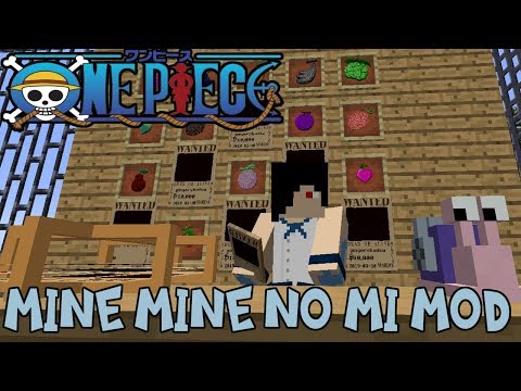 The True Gingershadow - 15 NEW DEVIL FRUITS, WANTED POSTERS & MORE! || Minecraft One Piece Mod Review (Mine MIne No Mi Mod)