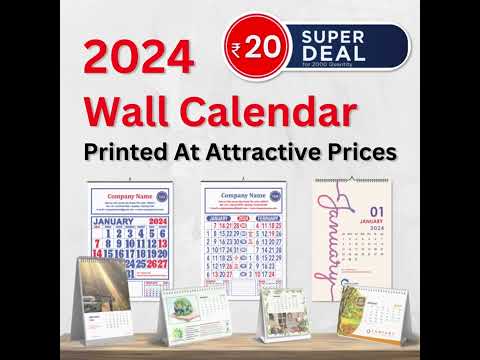 Calendars Printing Service 2024