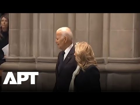 WATCH: Former President Biden Arrives at Dick Cheney’s Funeral | APT
