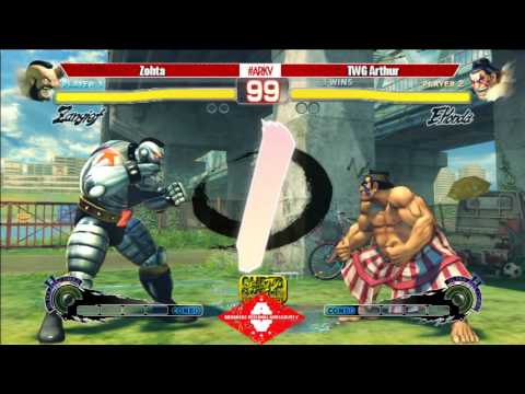ARK V - Super Street Fighter 4 AE 2012 - Top 8 Losers - Zohta vs. TWG Arthur