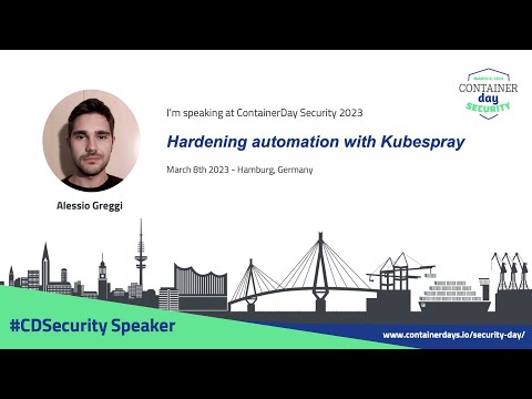 Hardening automation with Kubespray - Alessio Greggi, ARMO