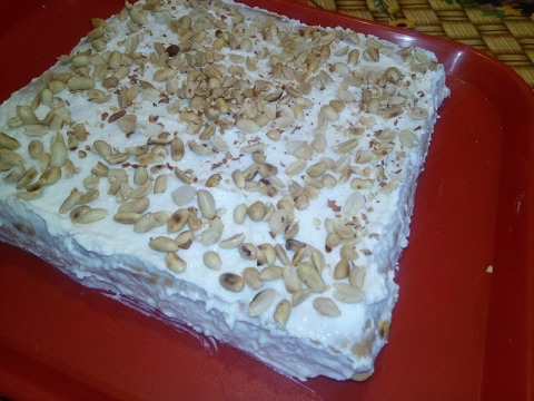 Торт Снежный без выпечки