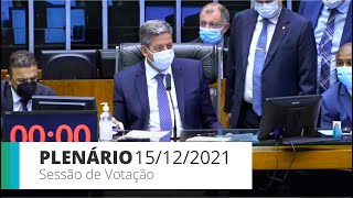 PLENÁRIO - Sessão para a votação de propostas legislativas - 15/12/2021 10:00