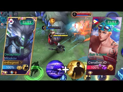 YOU CAN'T DENY CLINT META BUT NOT AGAINST A TOP GLOBAL MOSKOV! WATCH HOW I DESTROYED HIM! MLBB