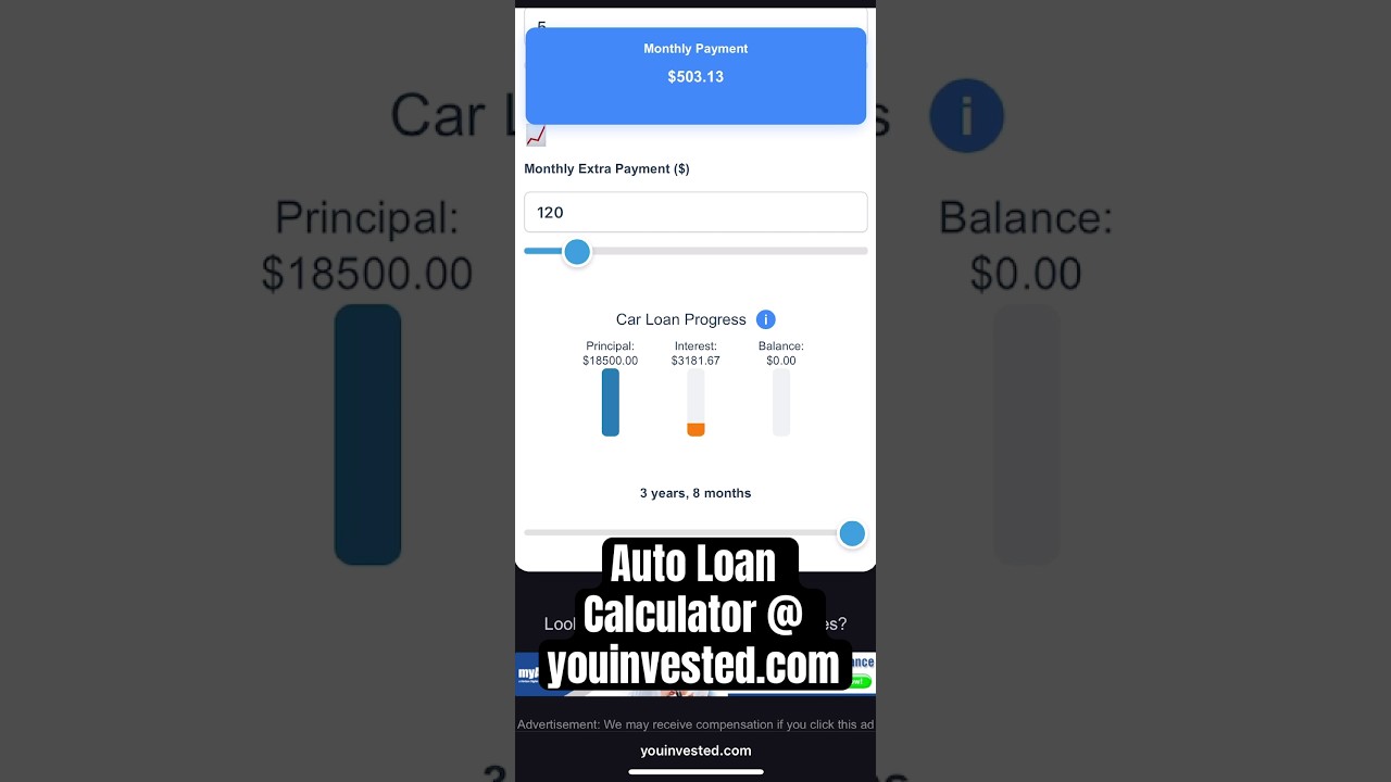Auto Loan Calculator Demo Video