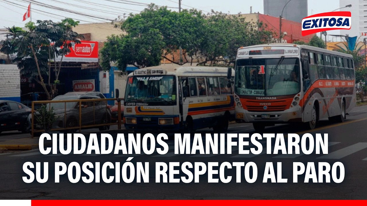 🔴🔵 Rímac: ciudadanos manifestaron su posición respecto al paro