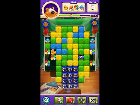 Toon Blast Level 9324 - NO BOOSTERS 🐻🐺🐱 | SKILLGAMING ✔️