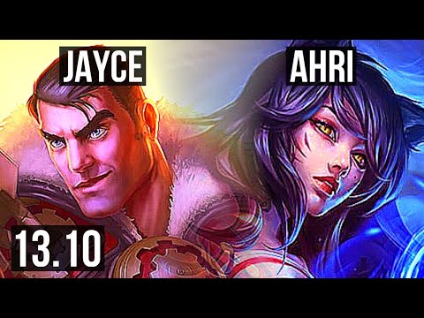JAYCE vs AHRI (MID) | 2.1M mastery, 4/2/7, 300+ games | KR Master | 13.10