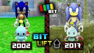 Sonic Adventure 2 Chao Garden (2002) vs. (2017) Graphics | Bit Lift [TetraBitGaming]