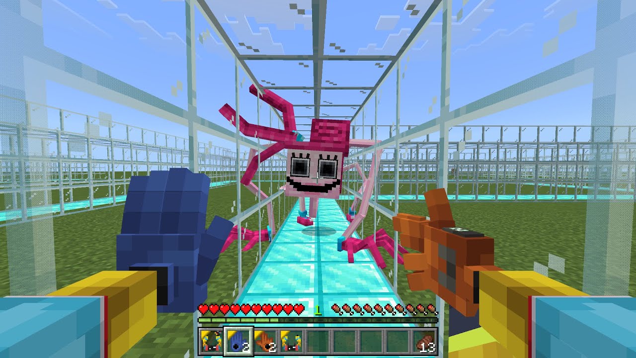 Poppy Playtime Chapter 2 Maze Run MOD in Minecraft PE