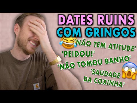 BRITÂNICO REAGINDO A DATES RUINS DOS BRASILEIROS COM GRINGOS