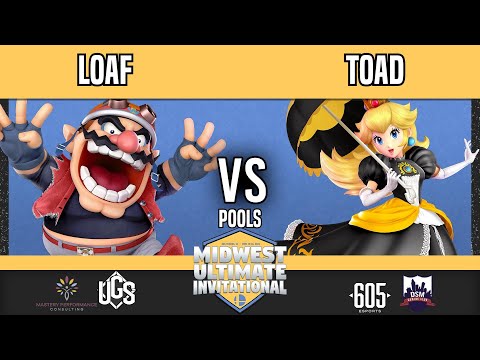 Midwest Ultimate Invitational - Pools - loaf(Wario) Vs. Toad(Peach)