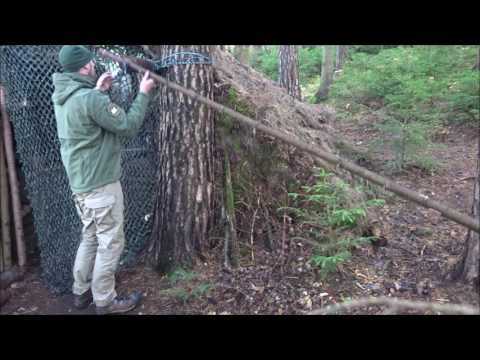ein Bushcraft Wald Camp Introdreh mit Mega Selfie Stick