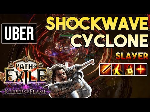 UBER Shockwave Cyclone! POE 3.27 Slayer Build