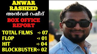 Director Anwar Rasheed Hit and Flop Movies with Bo