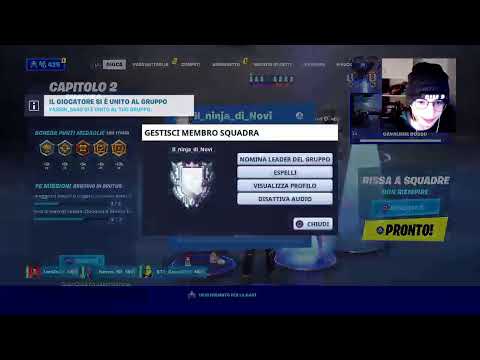 LIVE FORTNITE ITA SERVER PRIVATI/PROVINI TEAM USER/RINVICITA CONTRO I JKL