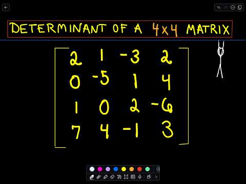Determinant of 4x4 Matrix