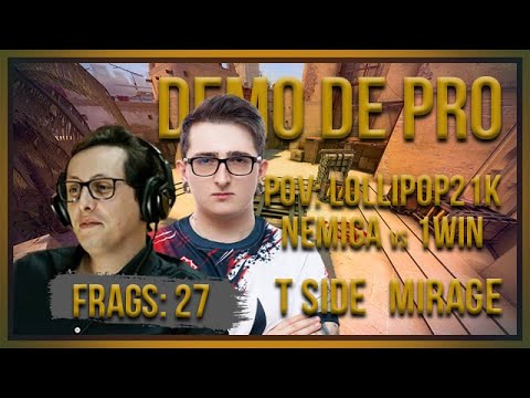 [PT] zorlaK Analisa: PoV LOLLIPOP21K - NEMIGA vs 1WIN - MIRAGE (T-SIDE) [Demo de Pro]