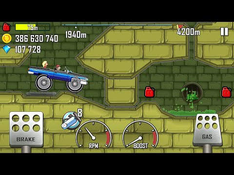 Hill Climb Racing 1 Updated! 1.51.0 New map - SUBURBS car game Gameplay