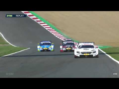 DTM Brands Hatch 2018 Race1 loic duval crash