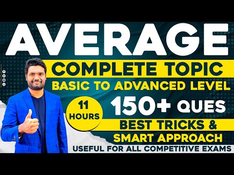 Average Complete Concept & Best Tricks | Basic To Advanced Level Useful For All Exams Chandan Logics
