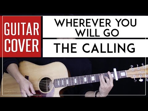 Wherever You Will Go Guitar Cover Acoustic - The Calling 🎸 |Riffs + Chords|