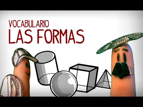 Shapes in Spanish, Spanish vocabulary