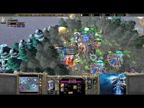 【亡灵内战飞艇秀】魔兽争霸大帝解说 Infi vs Mango NI