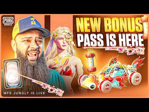 LIVE 🔥 A17 Bonus Pass Koi Blessing Moonfire Waltz Set & Dragons Ascent Buggy 🐉 PUBG Mobile