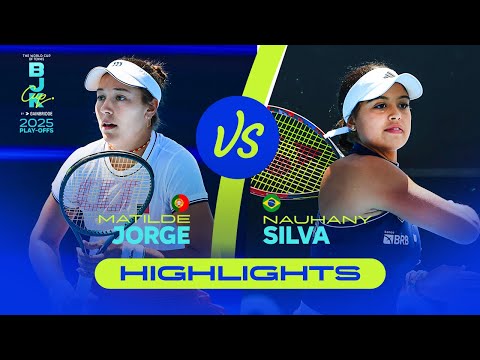 Matilde Jorge (POR) vs Nauhany Silva (BRA) | 2025 Billie Jean King Cup Play-offs | Match Highlights