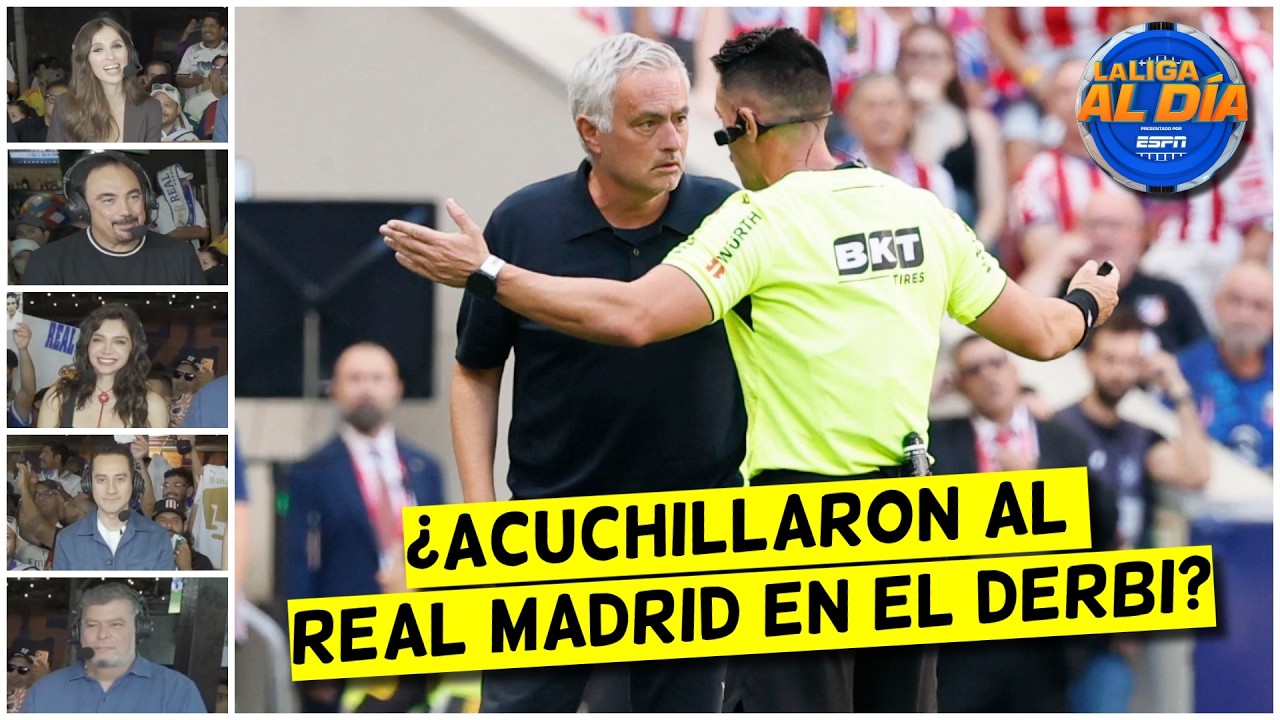 EL ARBITRAJE en el DERBI DE MADRID fue un DESASTRE. ¿PERJUDICARON al REAL MADRID? | La Liga Al Día