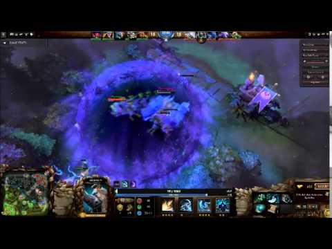 Dota 2 Shadow Demon saves 4 hp Magnus