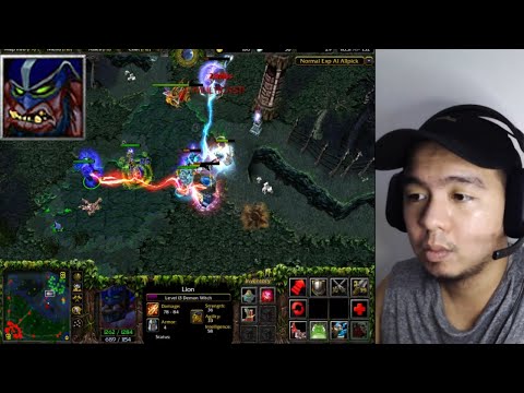 [Bring Back Memories] Classic Dota 1 Lion gameplay AI + 6.51 map
