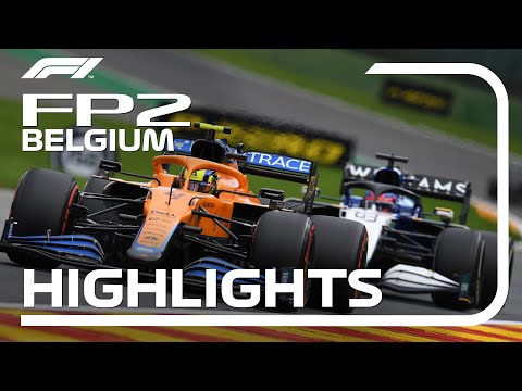 F1 第12戦ベルギーGP（スパ・フランコルシャン）FP2のハイライト動画