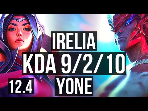 IRELIA vs YONE (TOP) | Rank 6 Irelia, 9/2/10, Legendary | TR Grandmaster | 12.4
