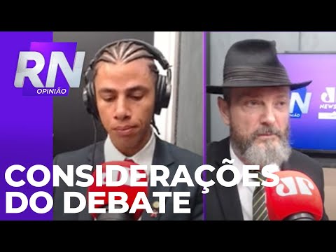 Deputado Renato Freitas e Tito Barichello fazem suas considerações em debate